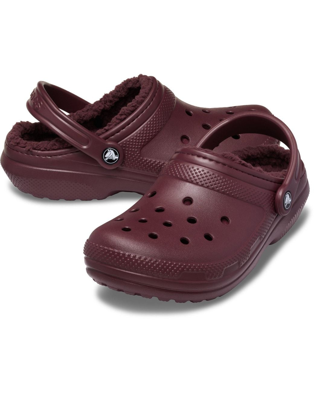 CROCSTM Red Classic Lined Mule Slippers