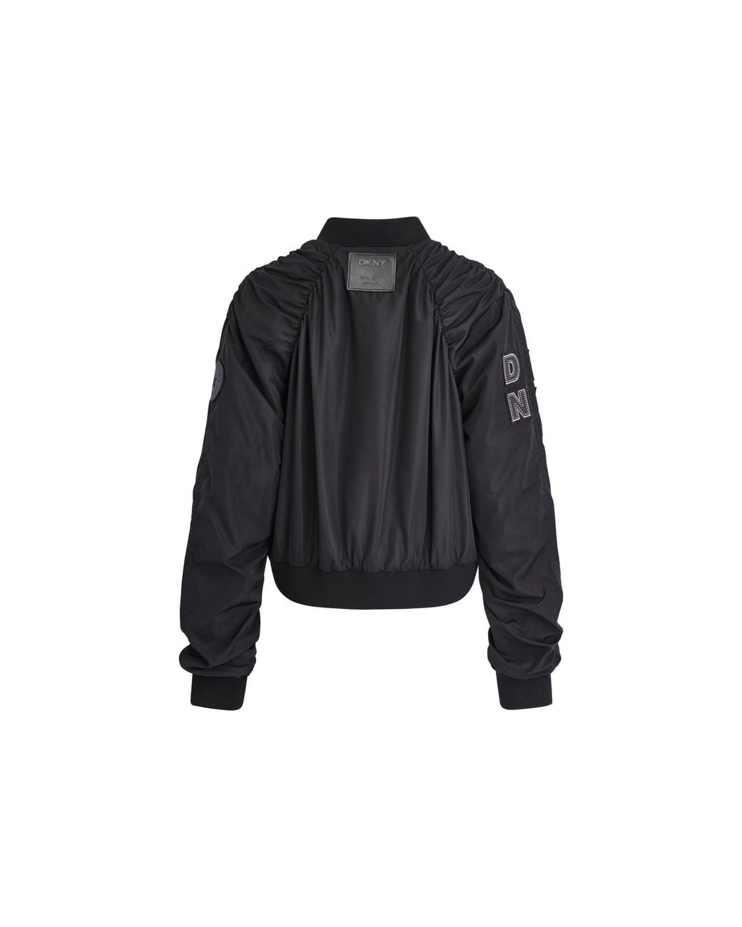 DKNY Black Patch Bomber Sportswear Regular Fit Jacket