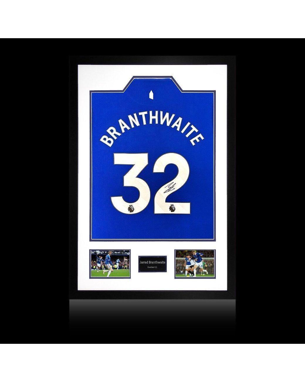 The Fan Cave Blue Jarrad Branthwaite Signed Everton 24/25 Shirt