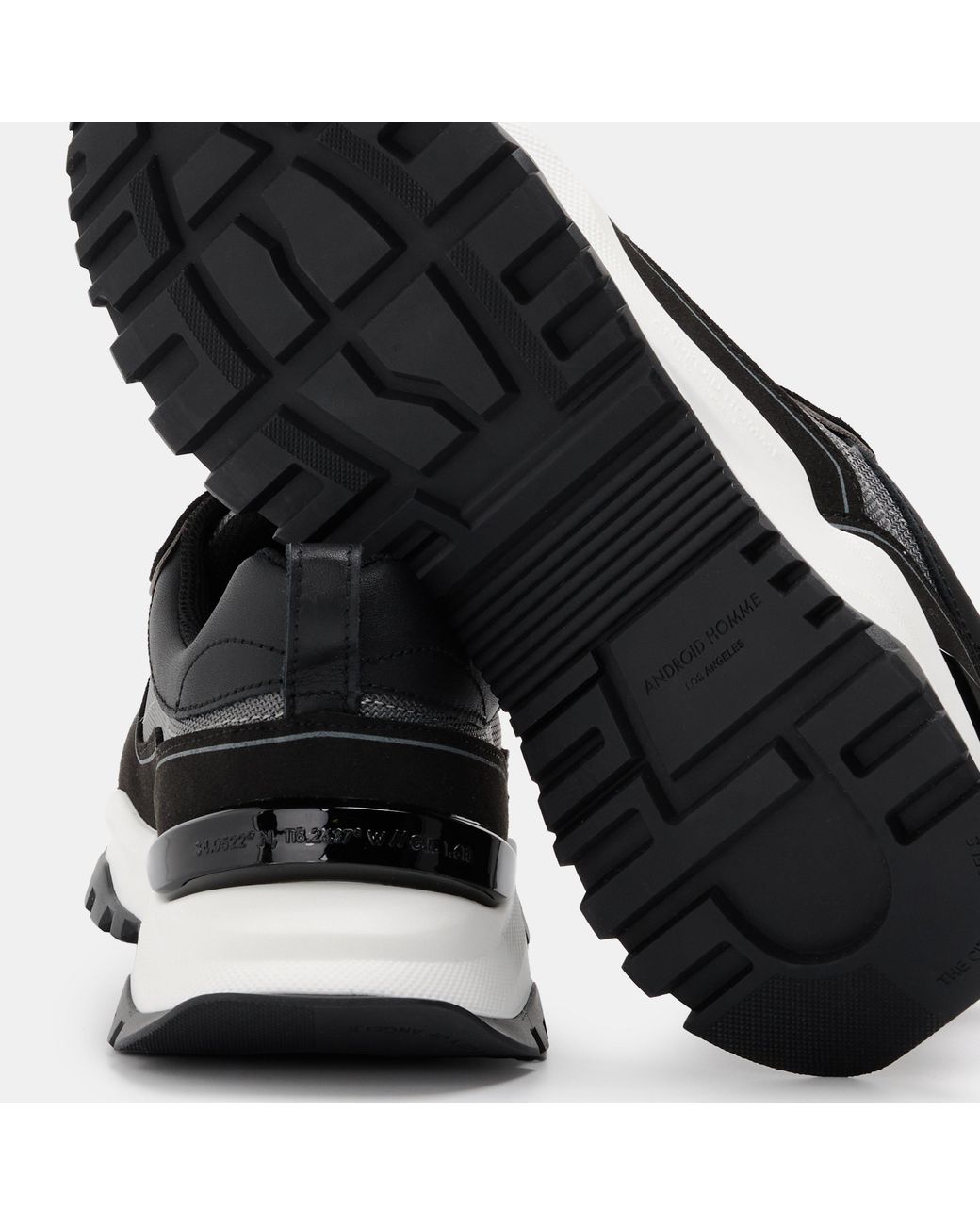 Android Homme Black Leo Carillo Sneakers for men