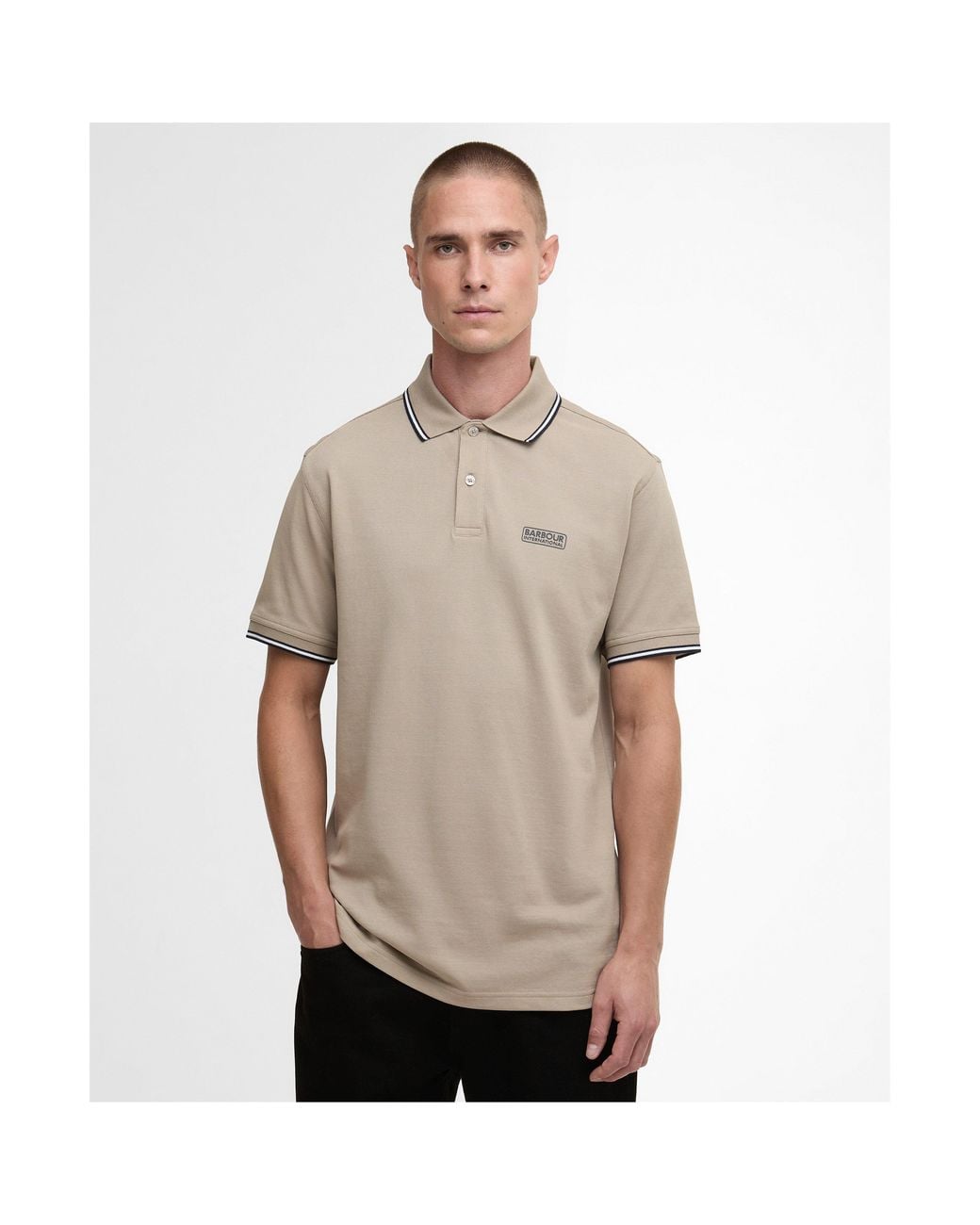 Barbour Natural Evan Polo Shirt for men