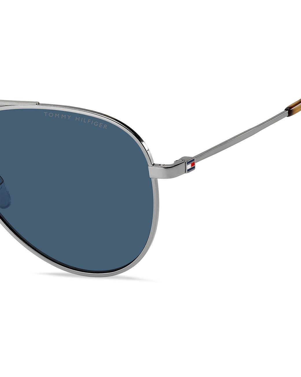 Tommy Hilfiger Blue Pilot Aviator Sunglasses for men