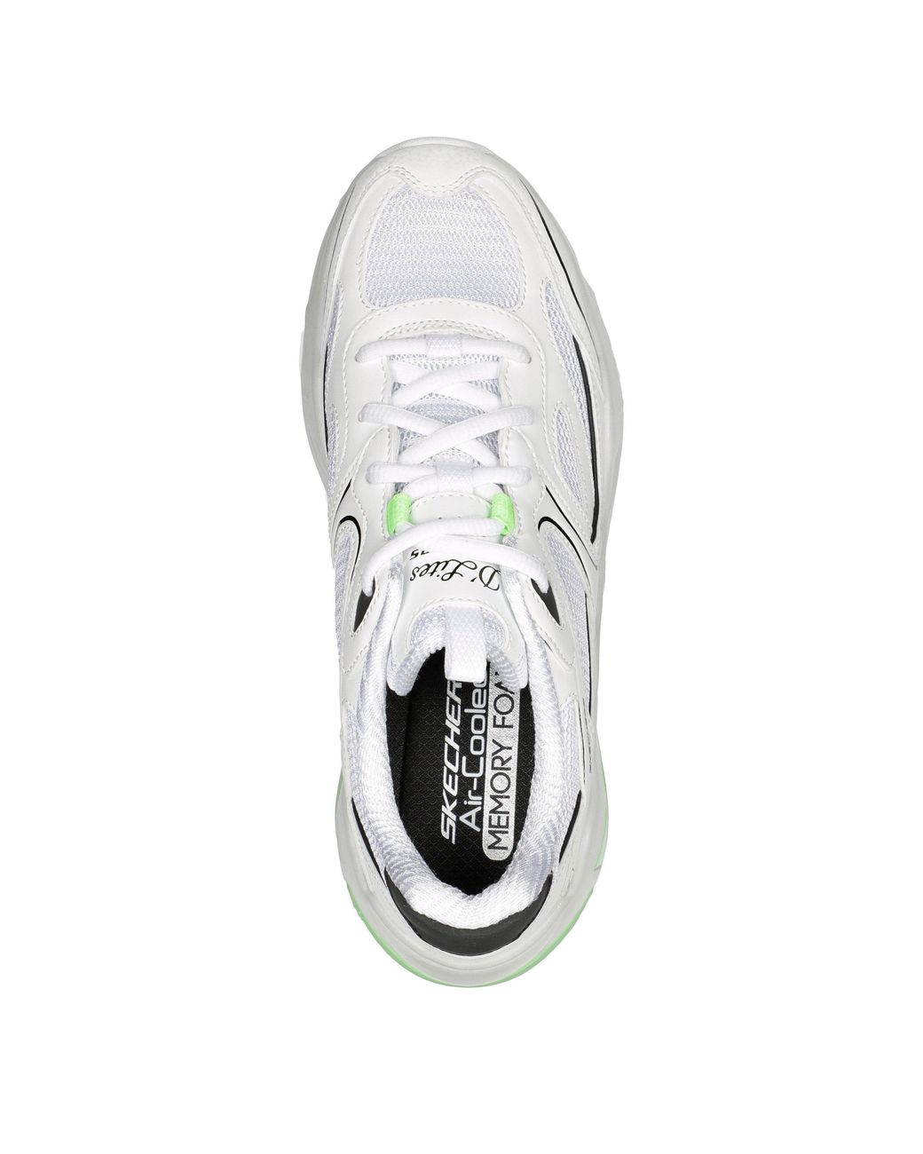 Skechers White Dl Hyprbrst