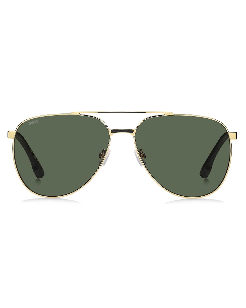Boss Green Pilot Round Sunglasses for men