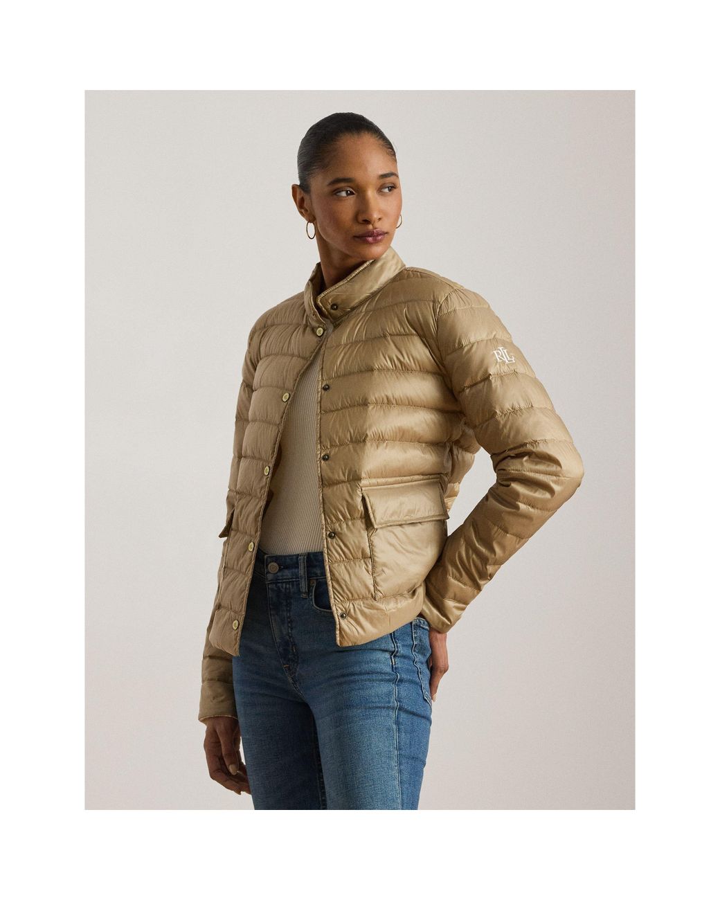 Ralph Lauren Natural Down Short Puffer Jacket