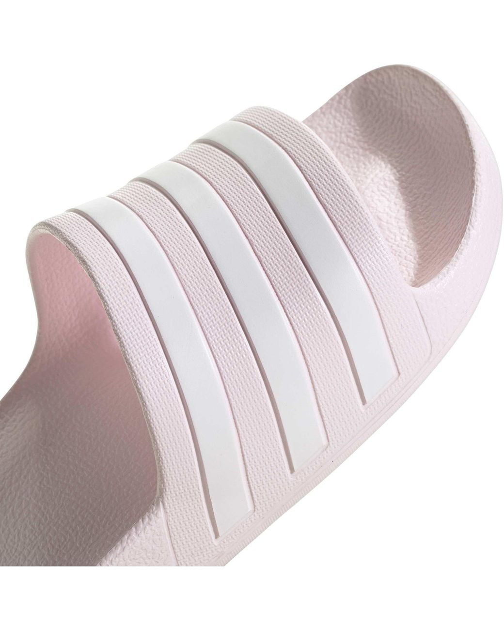 Adidas White Adilette Aqua Slide