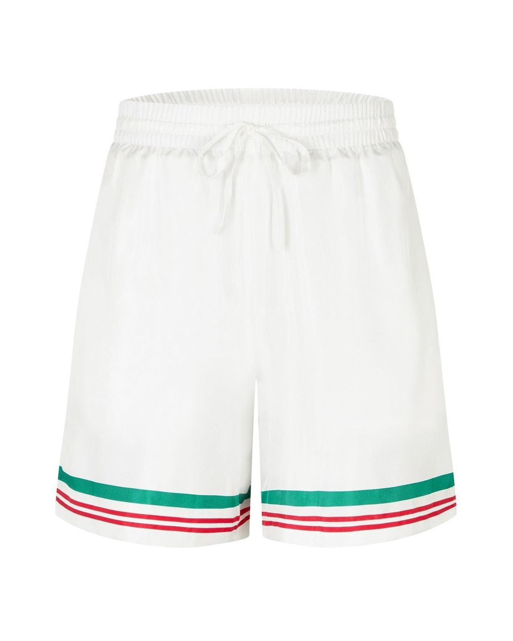 Casablanca White Tennis Club Icon Shorts for men