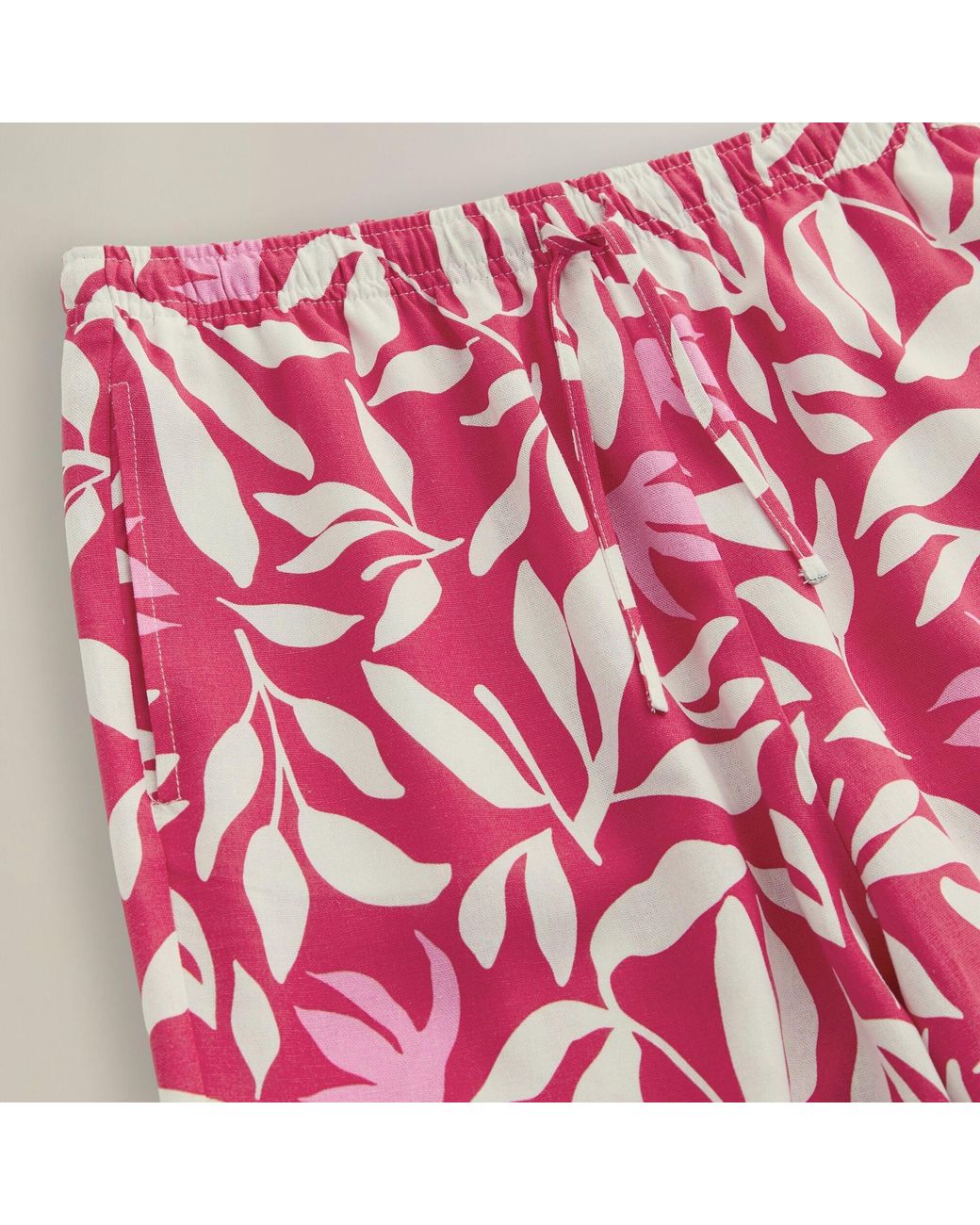 Regatta Pink Talamanca Linen Relaxed-Fit Trousers