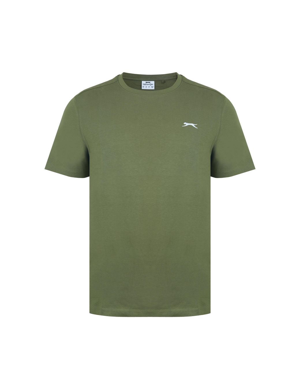 Slazenger 1881 Green Plain T-Shirt for men
