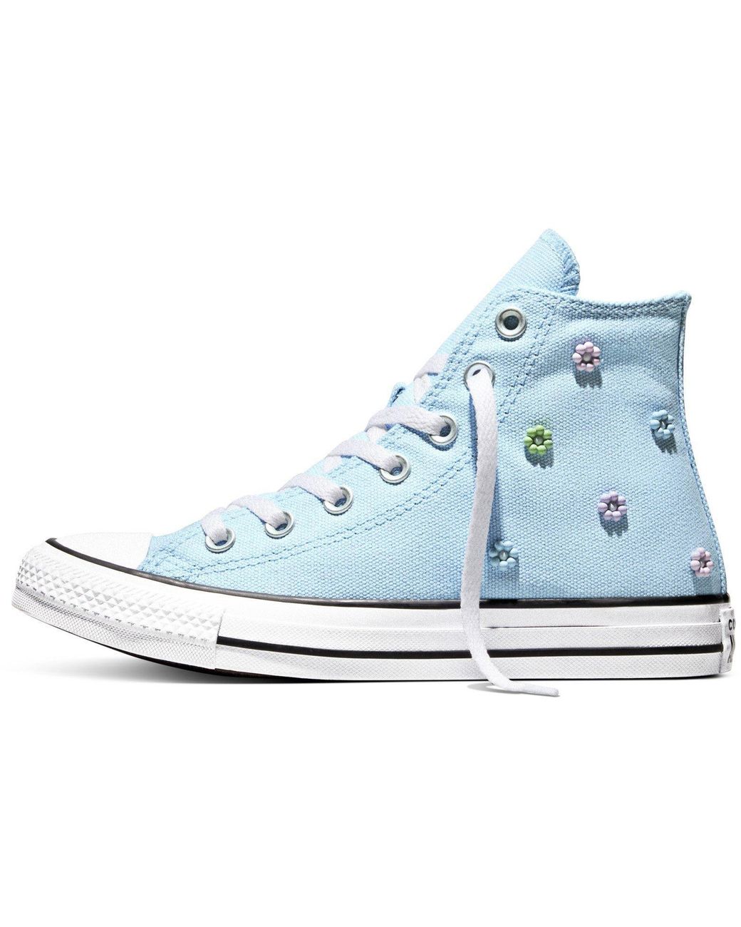 Converse Blue Canvas High-Top Trainers