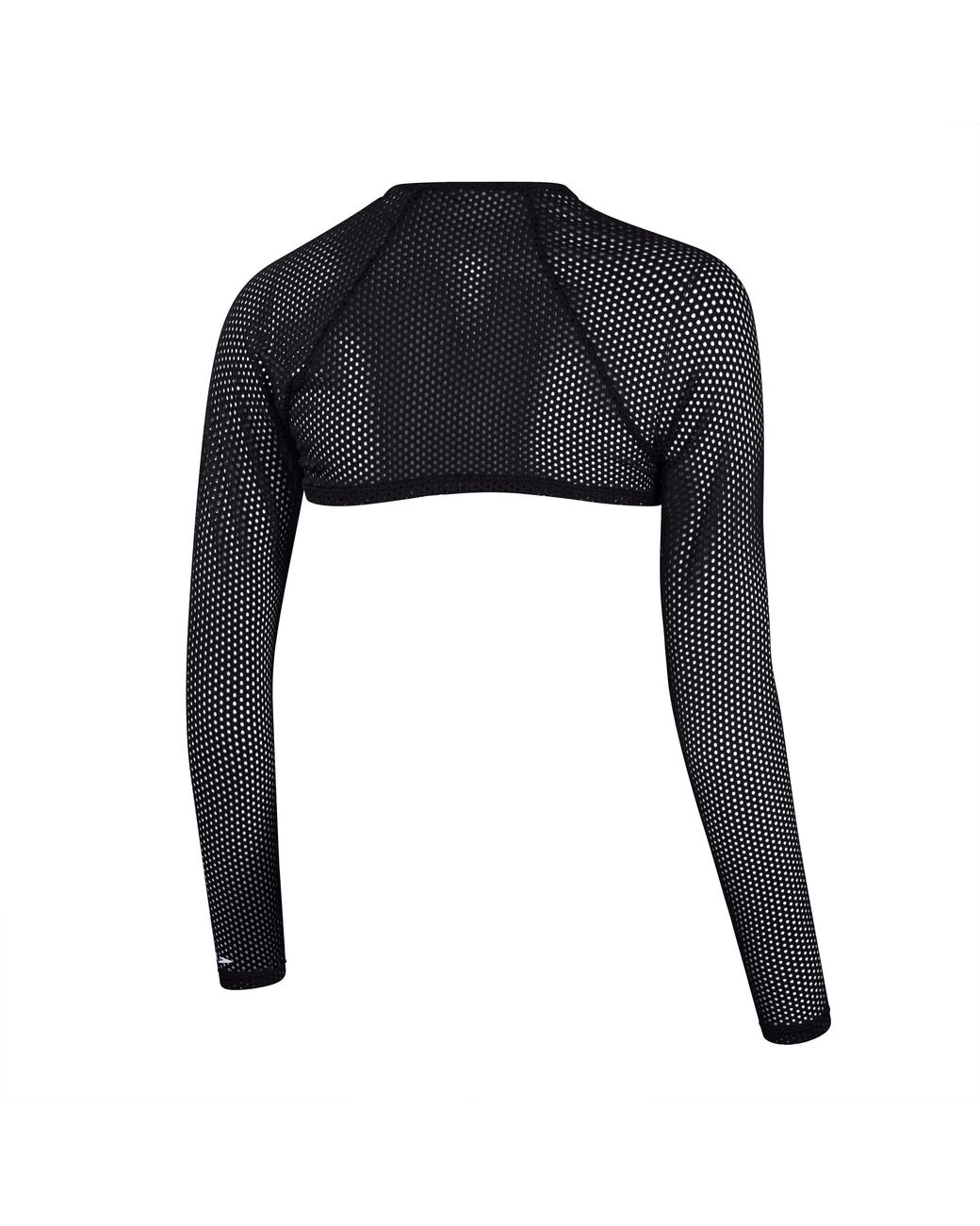 Speedo Black Mesh Long-Sleeve Performance Gym Top
