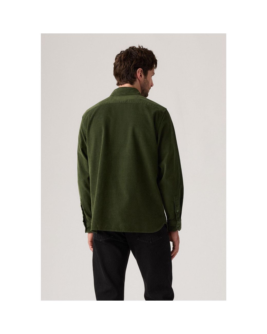 Levi's Green Jackson Worker Long Sleeve Denim Shirt for men