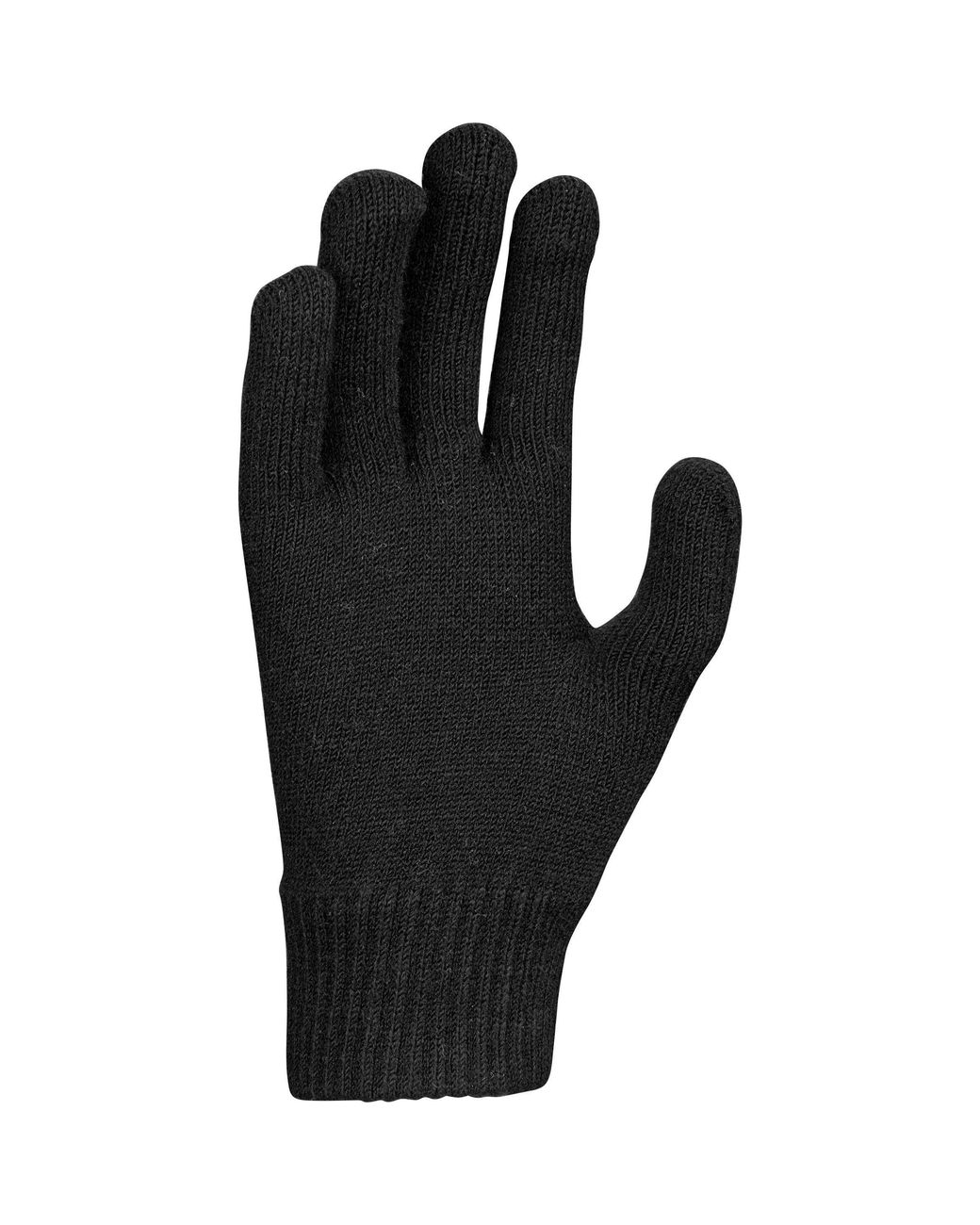 Nike Black Swoosh Knit 2.0 Gloves