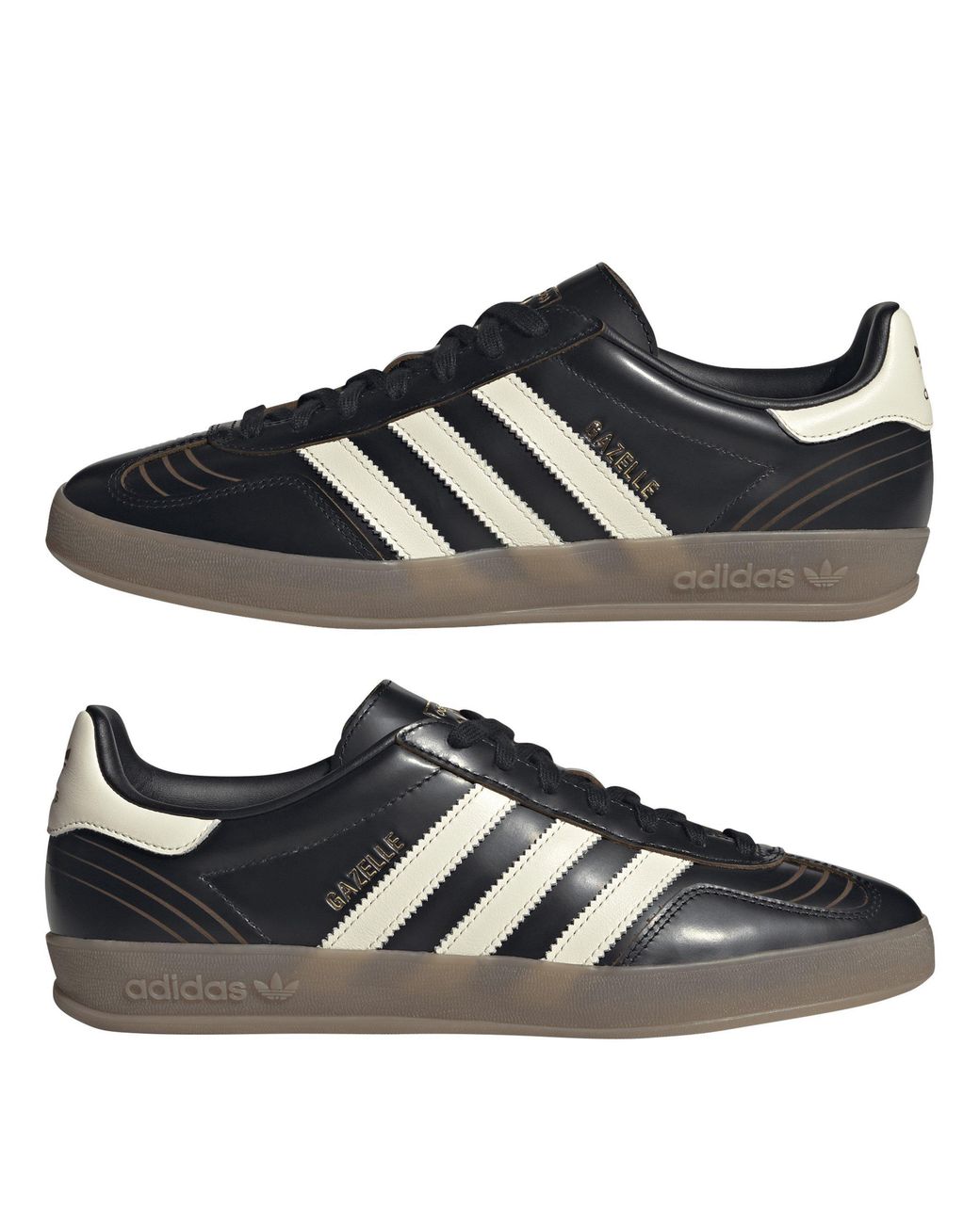 Adidas Originals Black Gazelle Indoor Sneakers for men