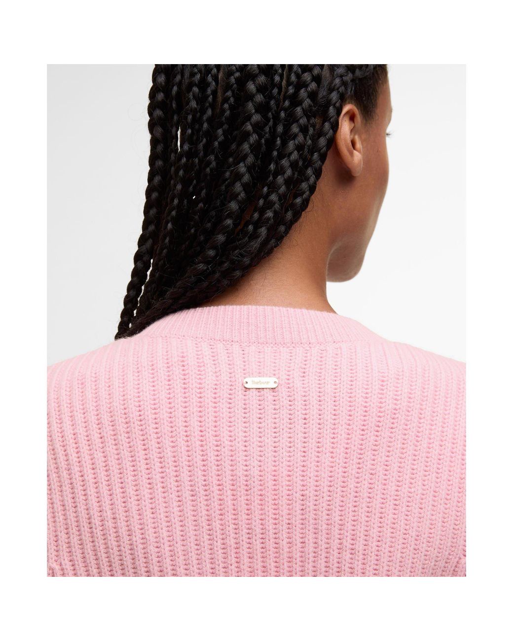 Barbour Pink Elina Cardigan