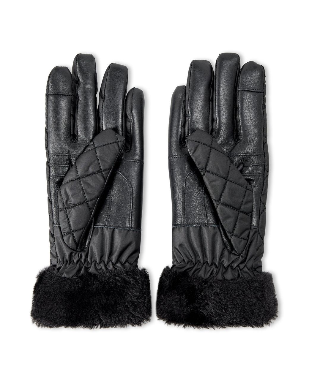 Barbour Blue Norwood Quilted Gloves