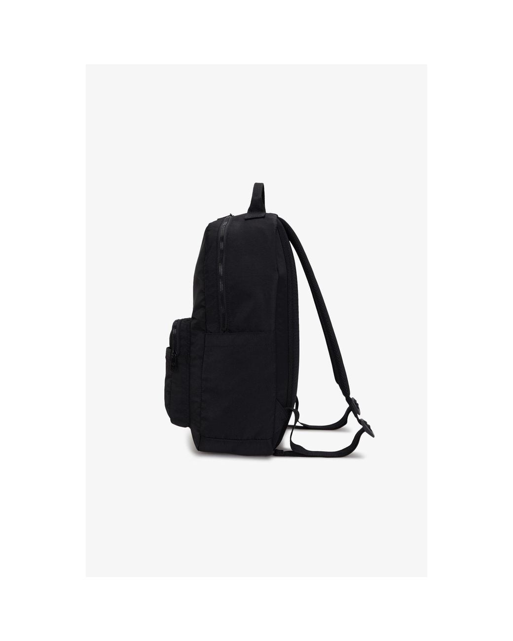 Fred Perry Black Logo Backpack for men