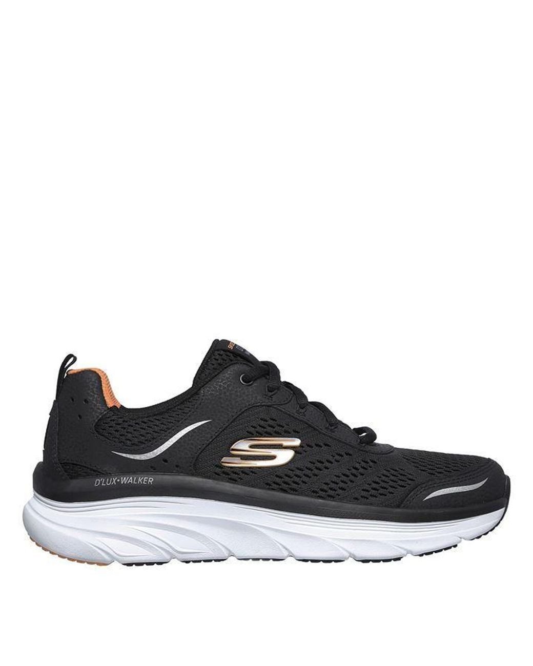 Skechers Dlux Walker Runners in Black for Men Lyst UK
