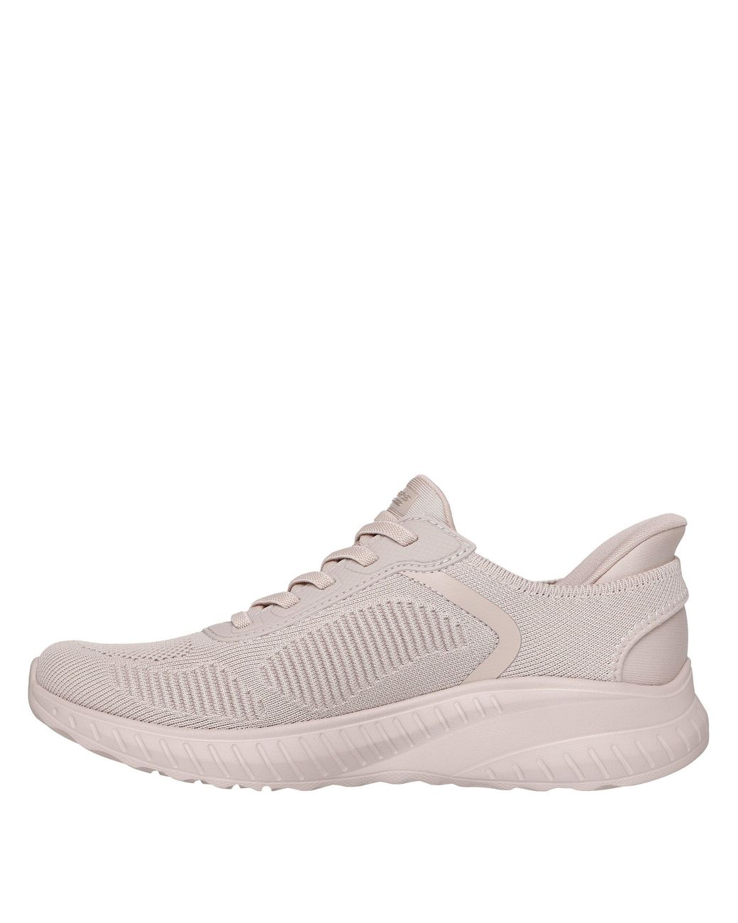 Skechers Pink Engineered Knitted Bungee Slip-On Runners