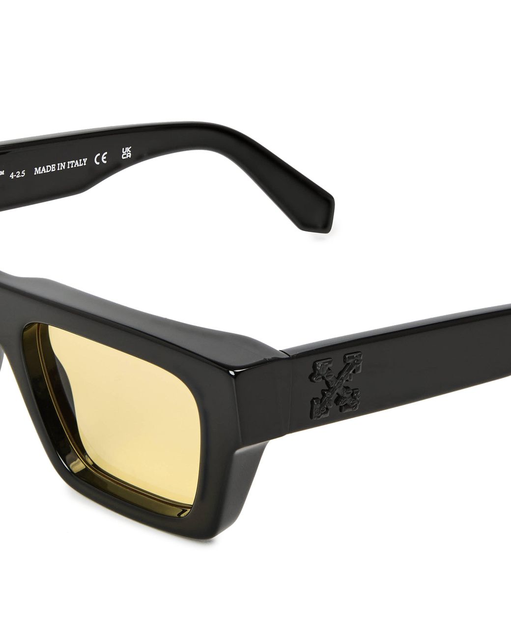 Off-White c/o Virgil Abloh Black Oregon Square Sunglasses