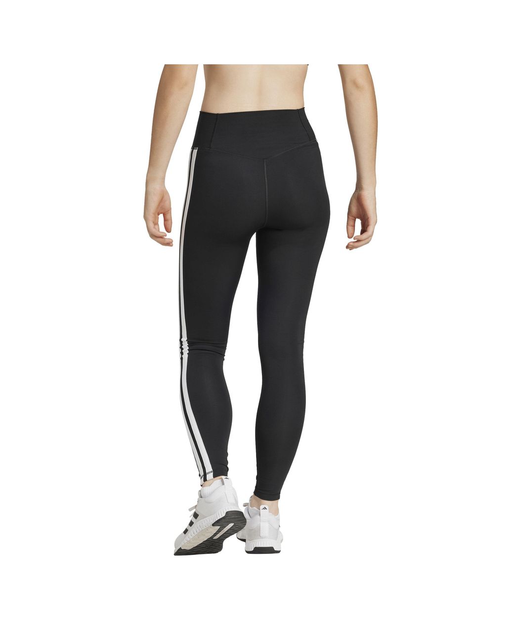 Adidas Black Techfit 3-Stripes 7/8 Leggings