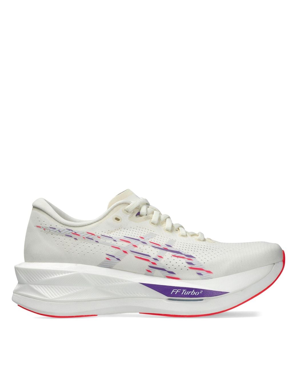 Asics White Sonicblast Road Running Shoes