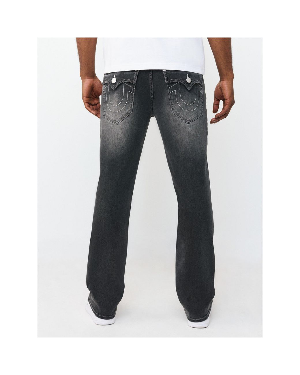 True Religion Blue Straight Leg Jeans for men