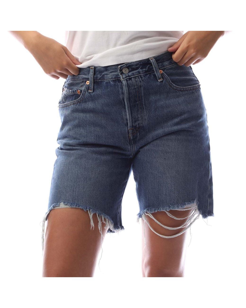 Levi's Blue Denim Shorts