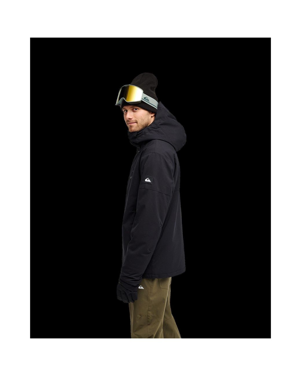 Quiksilver Black Titan Ski Jacket for men