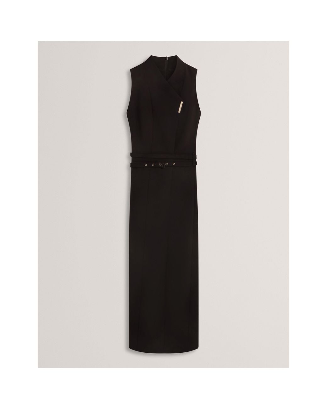 Ted Baker Black Ted Midi Dress Ld71