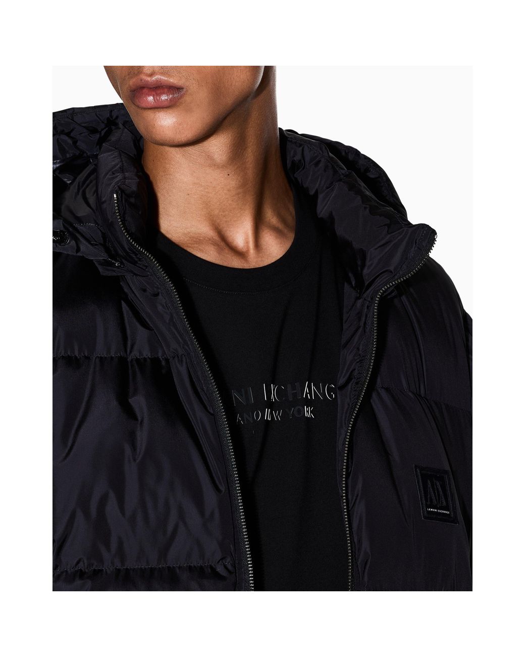 ARMANI EXCHANGE Black T-Shirt for men