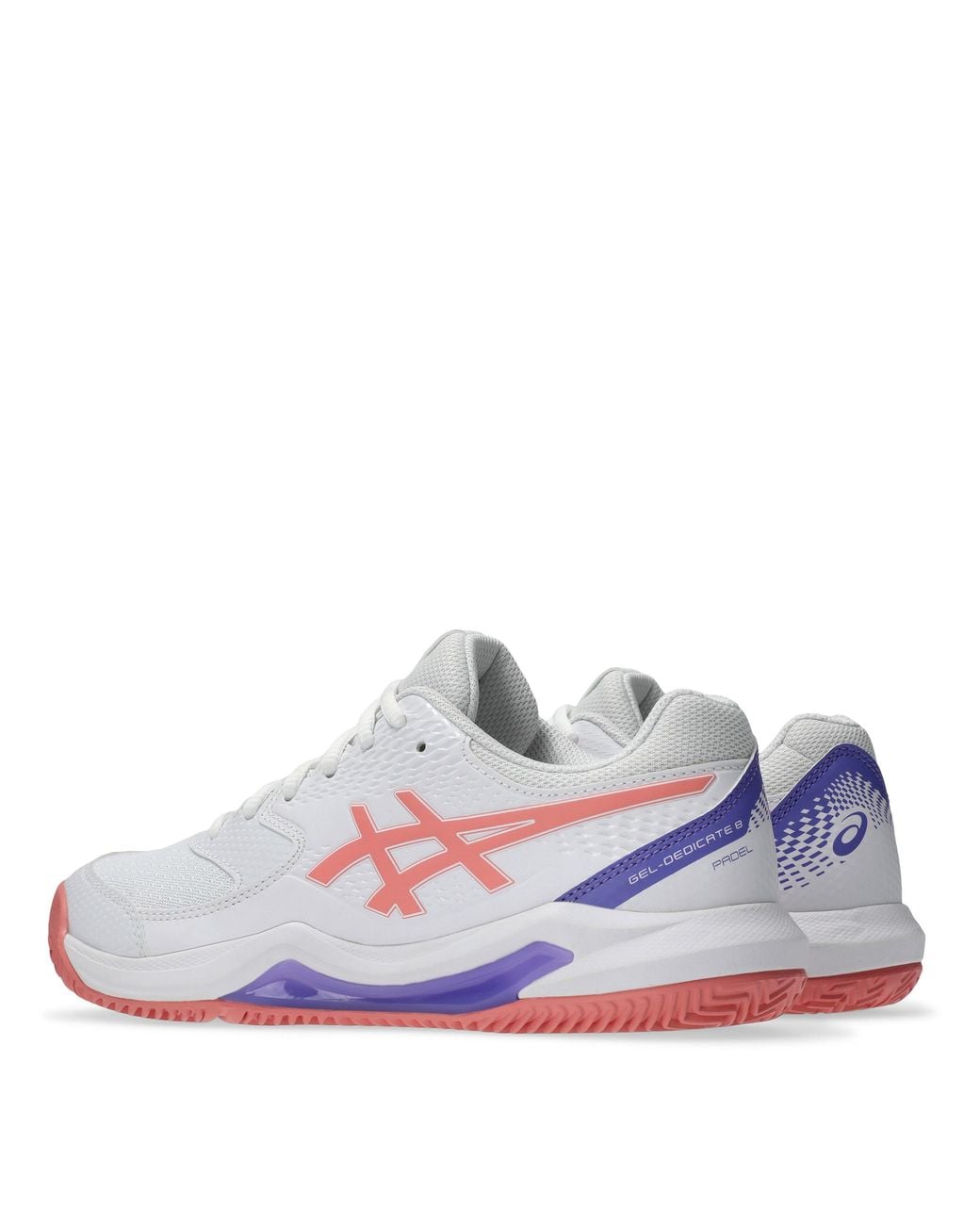 Asics White Gel-Dedicate 8 Padel