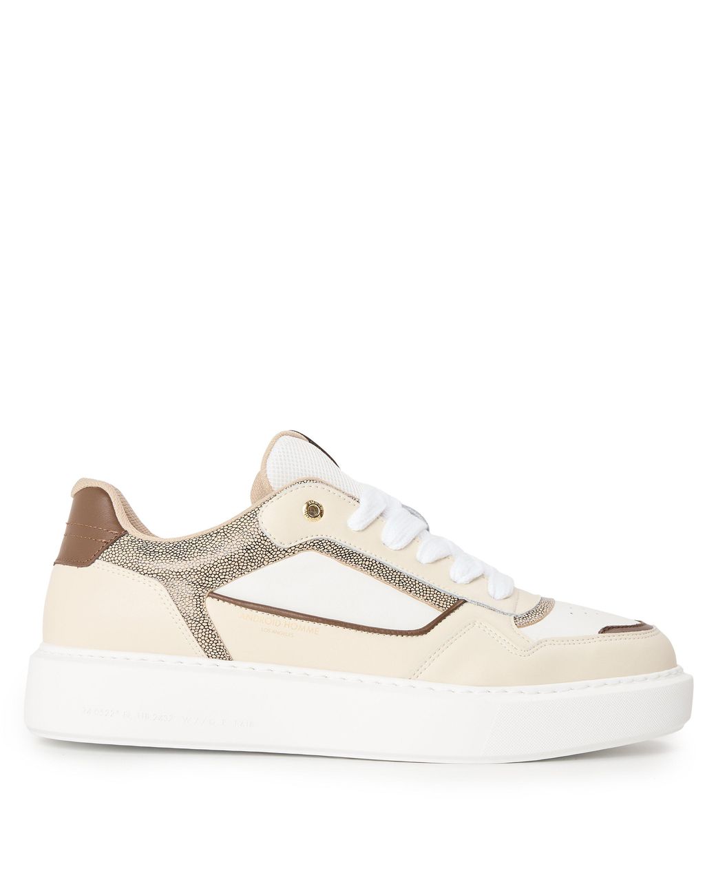 Android Homme White Forum Crt Low-Top Trainers for men