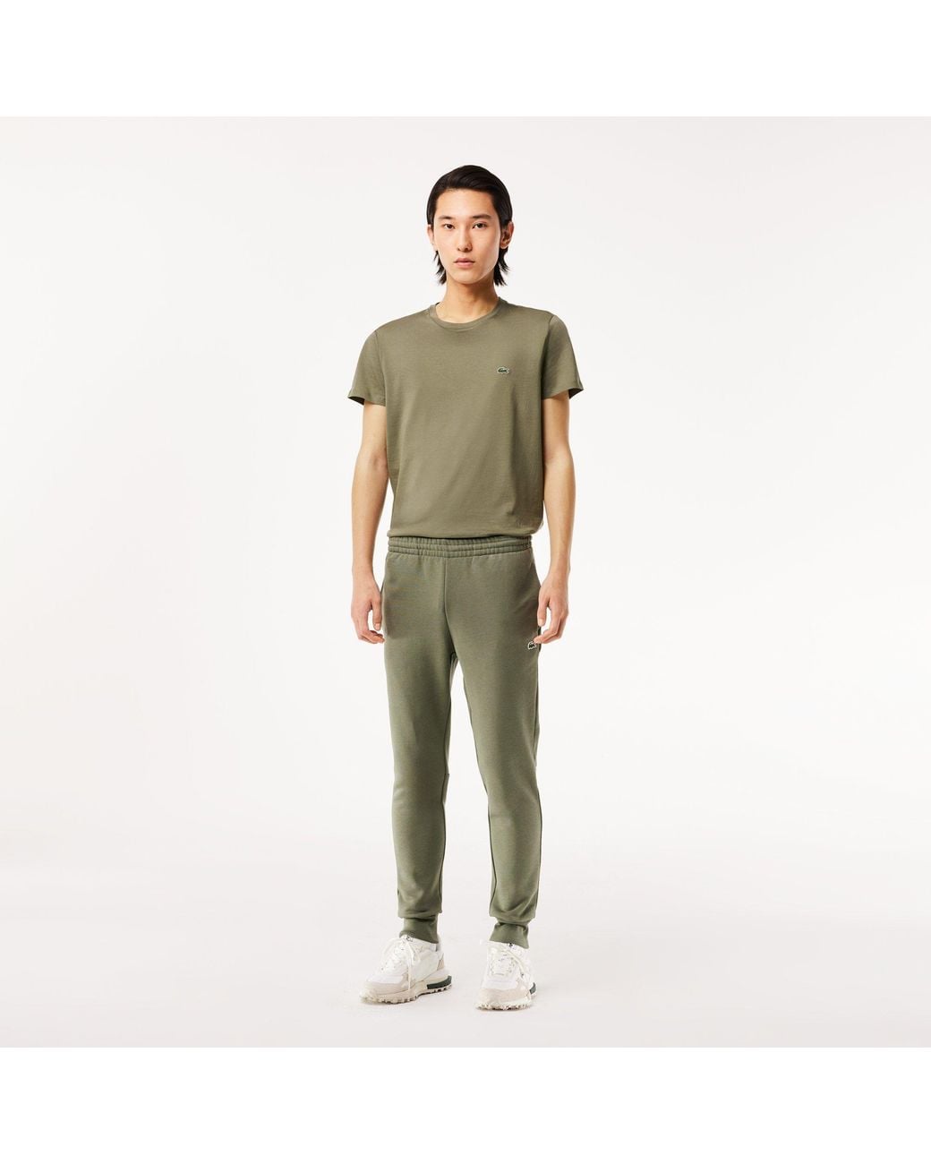 Lacoste Green Fleece Tracksuit Bottoms for men