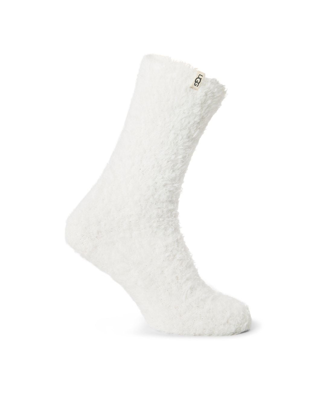 Ugg White Teddi Crew Socks