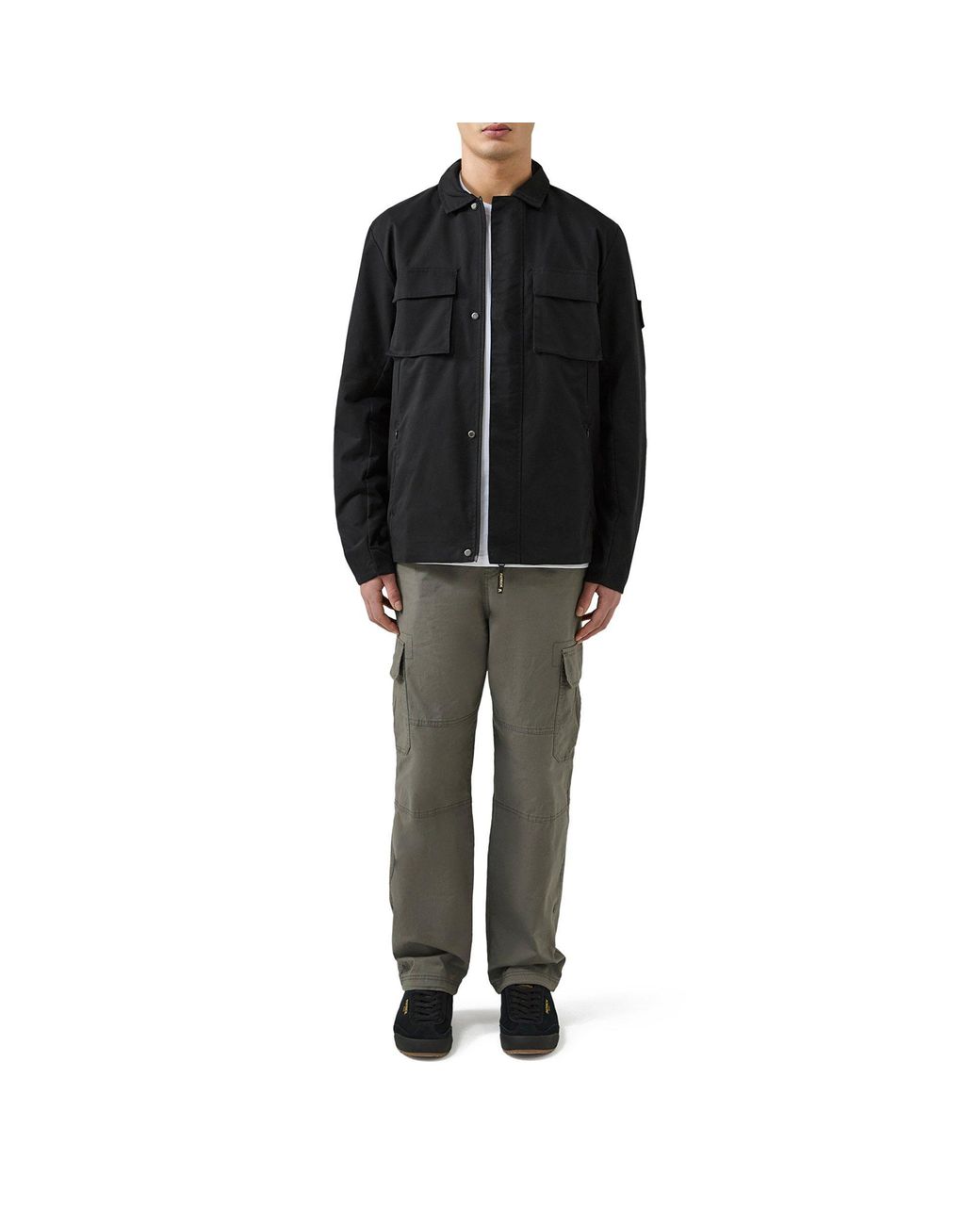 Patrick Black Overshirt for men