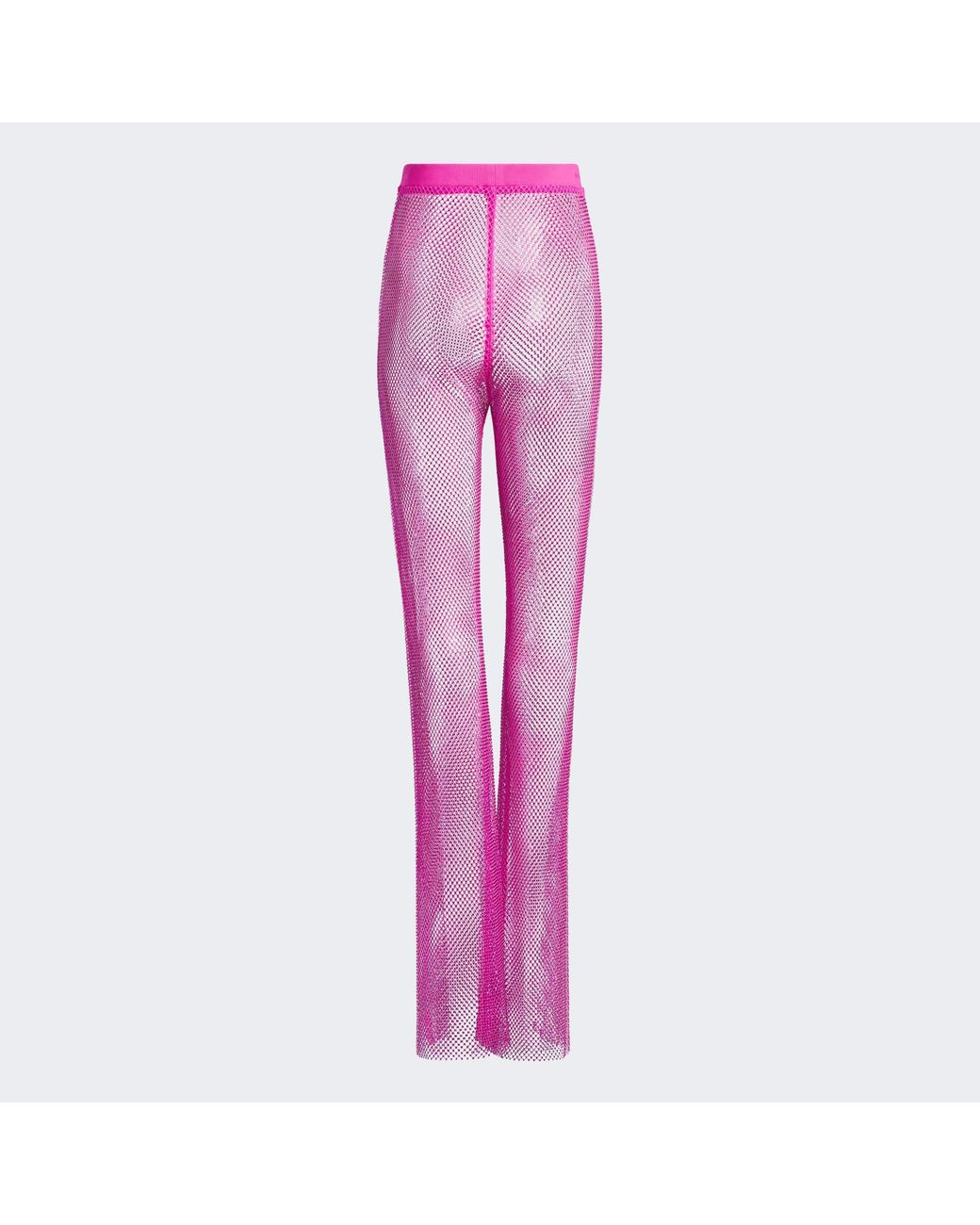 Adidas Pink X Ivy Park Crystal Mesh Cover-Up Trousers