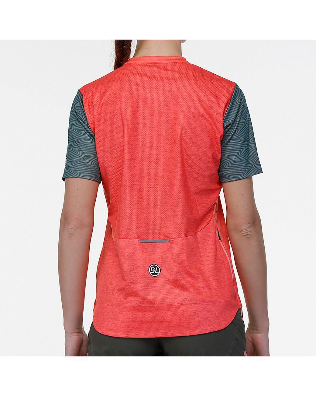 Bicycle Line Red Zoe Half Zip Short Sleeve Cycling Jersey