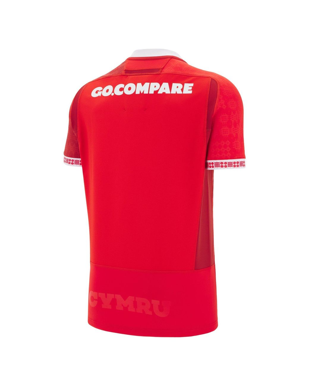 MACRON Red Wales Rugby Authetic Home Shirt 2025 Adults for men