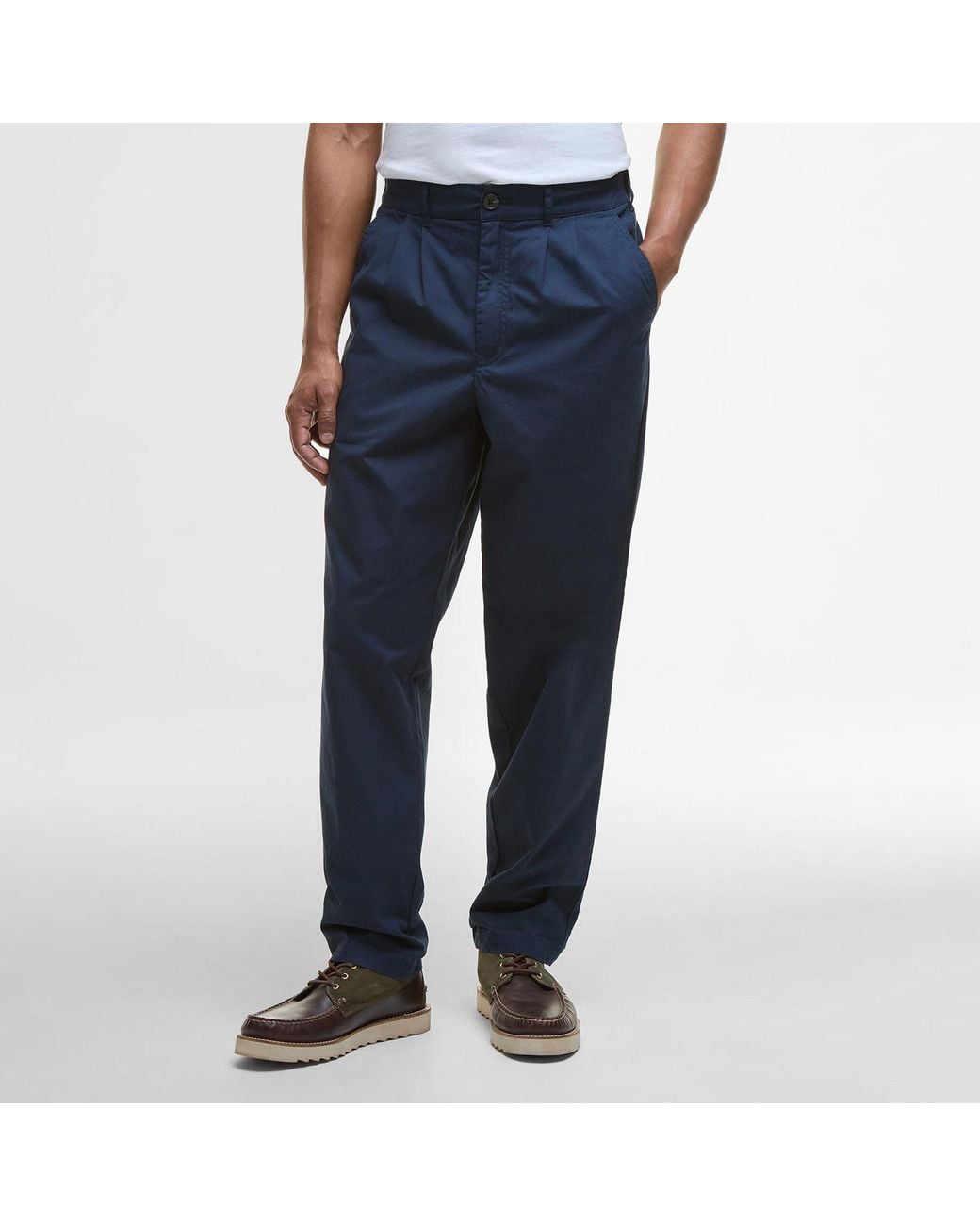 Barbour Blue Cole Trousers for men