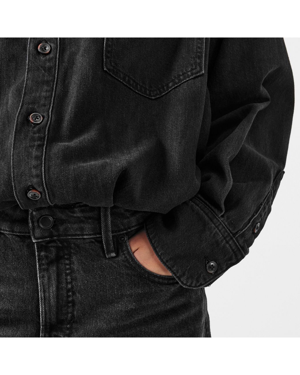 GOOD AMERICAN Black Good British Jumpsuit
