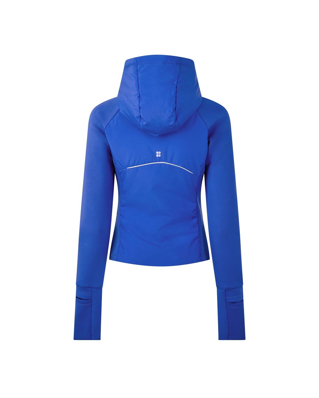 Sweaty Betty Blue Limitless Full-Zip Long-Sleeve Slim-Fit Performance Jacket