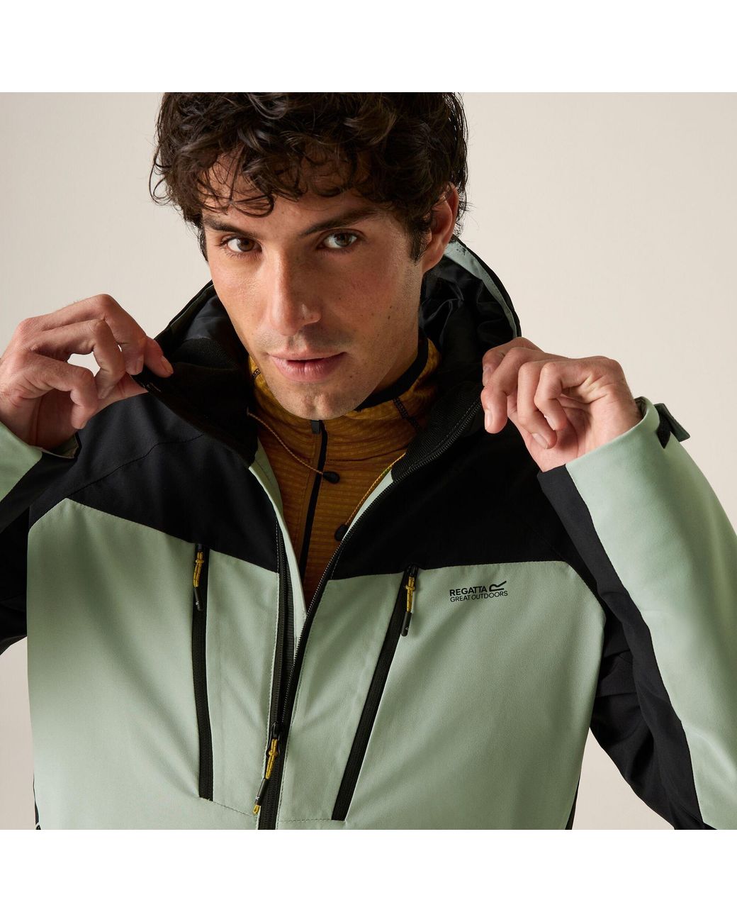 Regatta Green Highton Stretch Padded Waterproof Jacket for men