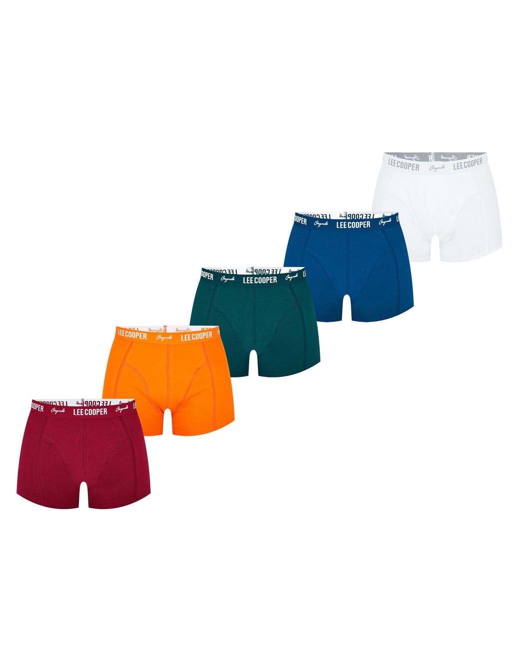 Lee Cooper Blue Essential Boxer Trunk 5-Pack for men
