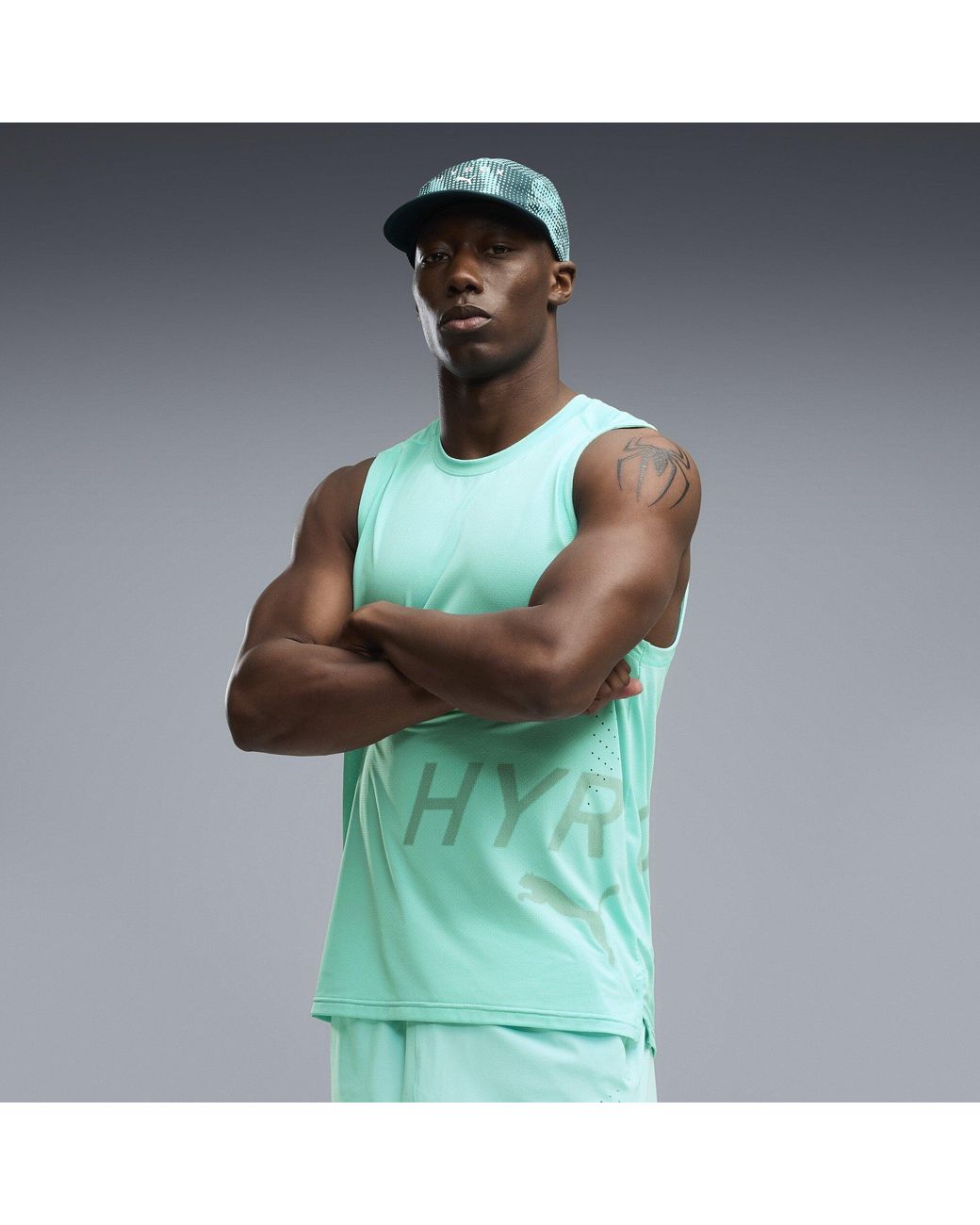 PUMA Green Hyrox Performance Vest for men