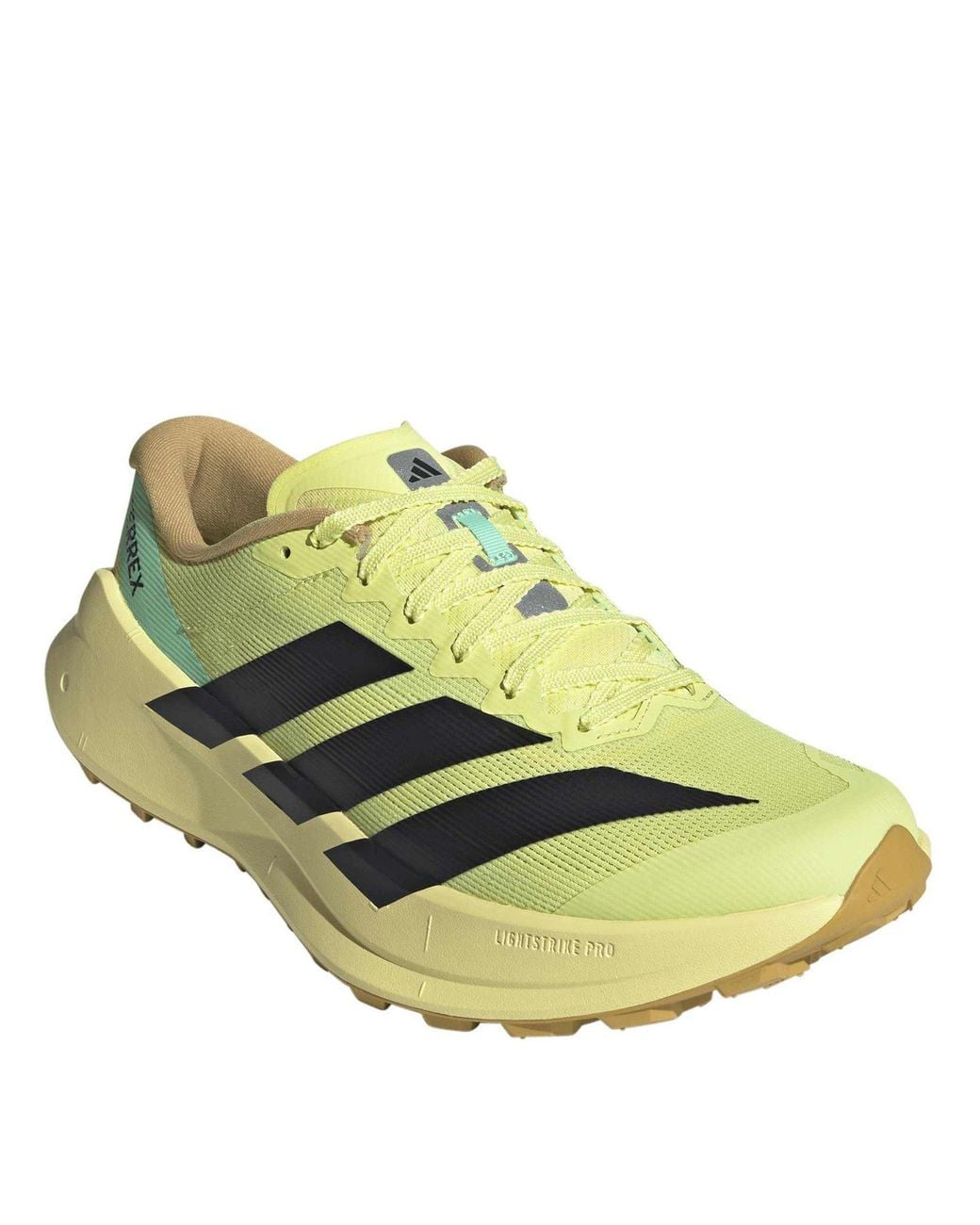 Adidas Yellow Terrex Agravic Sl Trail Running Shoes for men