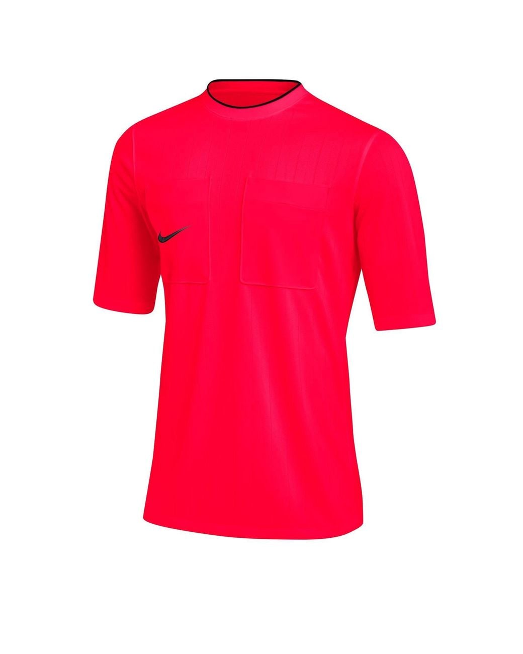 Nike Red Short-Sleeve Dri-Fit Slim-Fit Referee Shirt for men