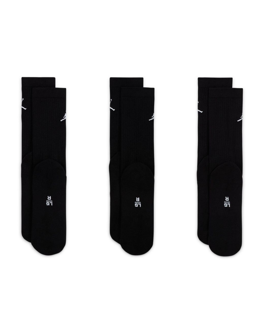 Nike Black Everyday Crew Socks (3 Pairs)