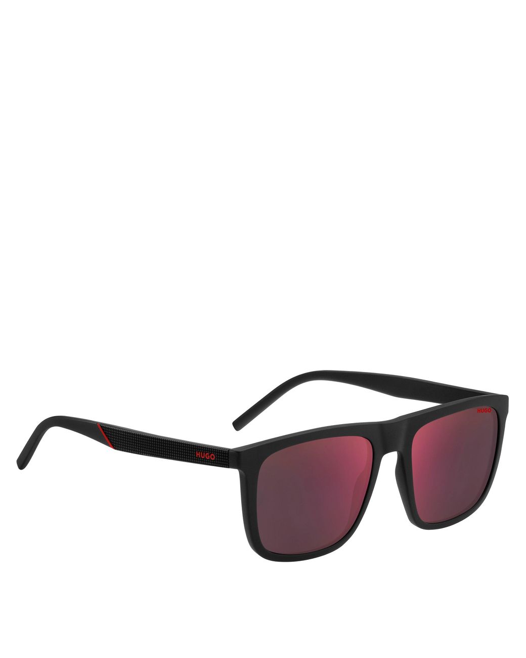 HUGO Black Rectangle Sunglasses for men