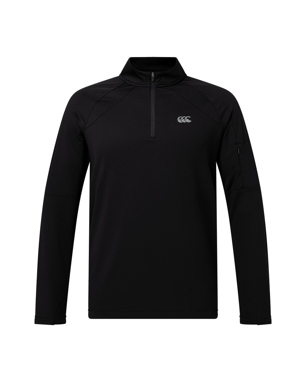 Canterbury Black Tempo Long Sleeve T-Shirt for men